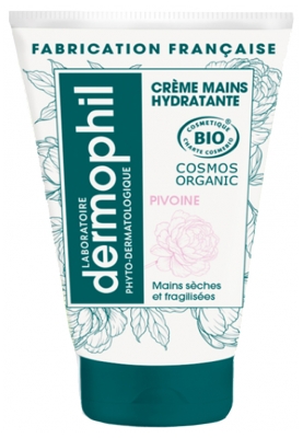 Dermophil Indien Crème Mains Hydratante Bio 50 ml - Senteur : Pivoine