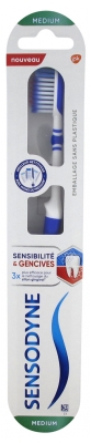 Sensodyne Brosse à Dents Medium Sensibilité & Gencives - Couleur : Indigo