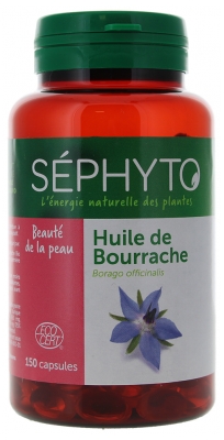 Séphyto Huile de Bourrache Bio 150 Capsules