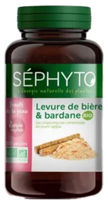 Séphyto Levure de Bière et Bardane Bio 200 Gélules