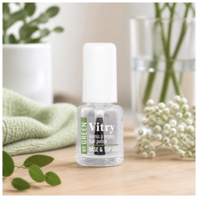 Vitry Be Green Esmalte de Uñas Base y Top Coat 6 ml