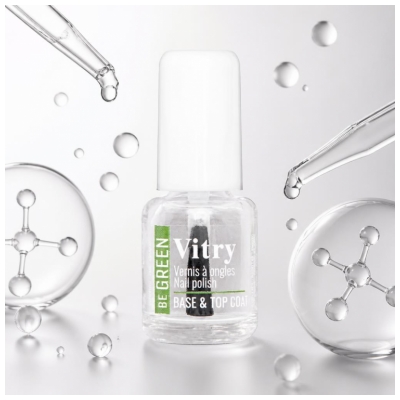 Vitry Be Green Esmalte de Uñas Base y Top Coat 6 ml