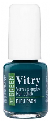 Vitry Be Green Vernis à Ongles 6 ml - Couleur : Bleu Paon