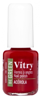 Vitry Be Green Vernis à Ongles 6 ml - Couleur : Acérola