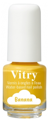 Vitry Vattenbaserat Nagellack 4 ml - Färg: Banan
