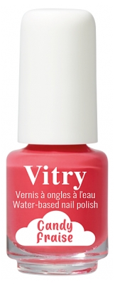 Vitry Nail Polish With Water 4 ml - Colour: Candy Strawberry