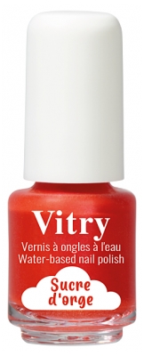 Vitry Vernis à Ongles à l'Eau 4 ml - Couleur : Sucre d'orge