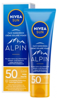 Nivea Sun Alpin Sun Face Cream SPF50 50 ml
