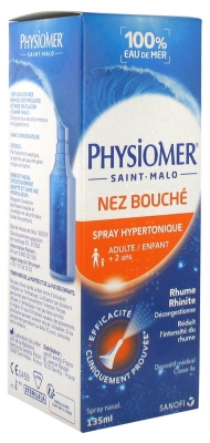 Physiomer Hipertonični Zamašen Nos 135 ml