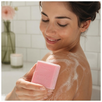 Estipharm Savon de Marseille Rose Pivoine 100 g
