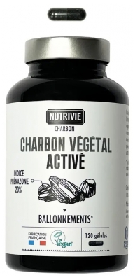 Nutrivie Charbon Végétal Activé 120 Gélules