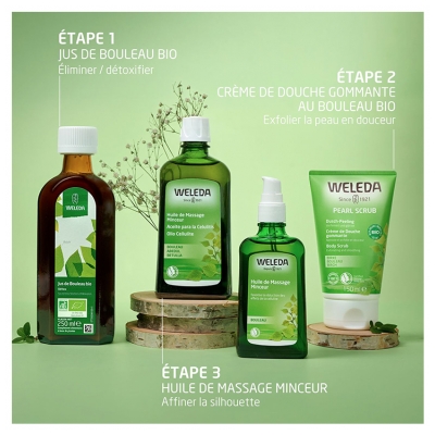 Weleda Crème de Douche Gommante au Bouleau 150 ml