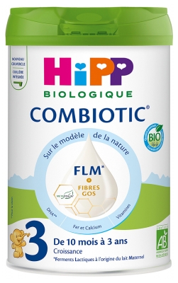 HiPP Combiotic 3 Organiczne Mleko Początkowe od 10 Miesiąca do 3 Roku życia 800 g