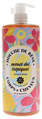 Authentine Traumdusche Monoï Des Tropiques Körper Haare 1000 ml