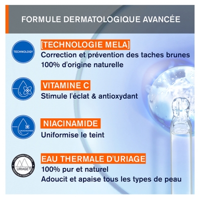 Uriage Dépiderm Crème Mousse Nettoyante Éclat 100 ml