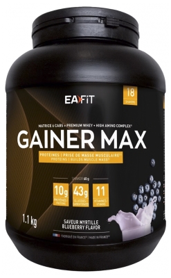 Eafit Construction Musculaire Gainer Max 1,1 kg - Parfum : Myrtille