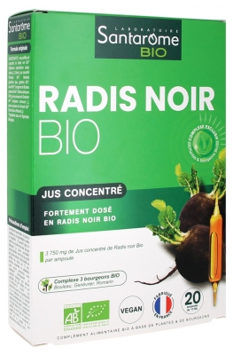 Santarome Bio Radis Noir Bio 20 Ampoules