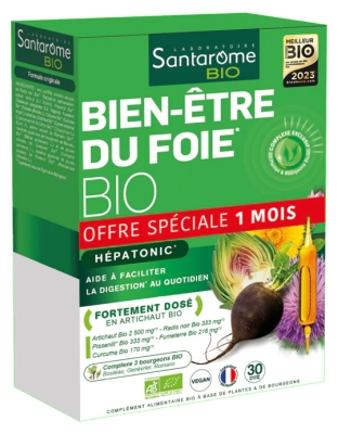 Santarome Organic Liver Wellness 30 Ampułek