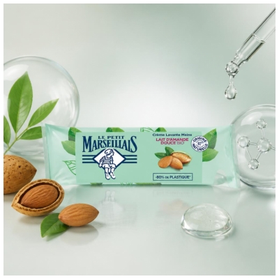 Le Petit Marseillais Creme de Limpeza para Mãos Leite de Amêndoa Doce Eco-Refil 250 ml