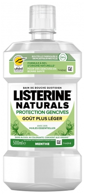 Listerine Naturals Collutorio Protezione Gengive Gusto Leggero 500 ml