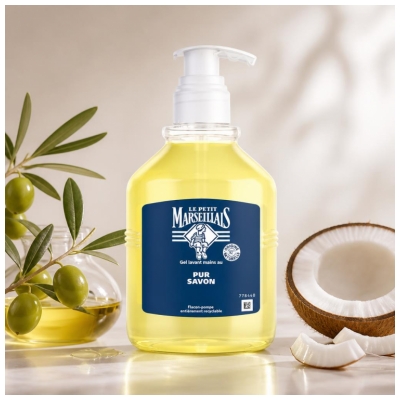 Le Petit Marseillais Gel Lavant Mains Pur Savon 500 ml