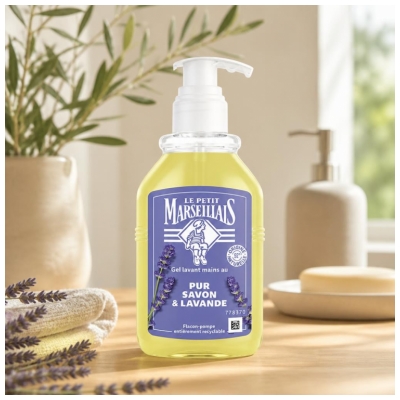 Le Petit Marseillais Gel Lavamani Sapone Puro e Lavanda 300 ml