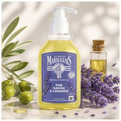 Le Petit Marseillais Gel Lavamani Sapone Puro e Lavanda 300 ml