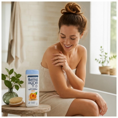 Le Petit Marseillais Hochtolerante Duschcreme Reichhaltige Bio-Aprikose 400 ml