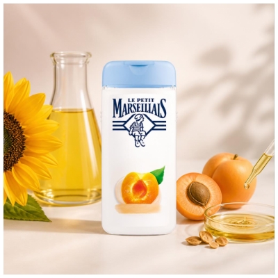 Le Petit Marseillais Hochtolerante Duschcreme Reichhaltige Bio-Aprikose 400 ml