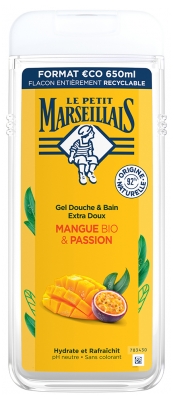 Gel de Duche & Banho Extra Suave Manga Bio & Paixão 650 ml de Le Petit Marseillais