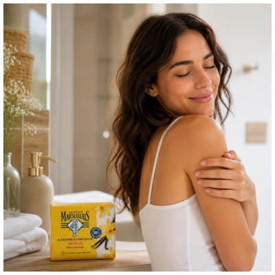 Le Petit Marseillais Sabonete Extra Suave Baunilha Pack de 4 x 100 g