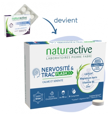 Naturactive Nervosité & Trac Flash 6 Comprimés Orodispersibles