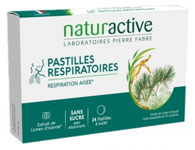 Naturactive Pastilla Respiratoria con Esencias 24 Pastillas