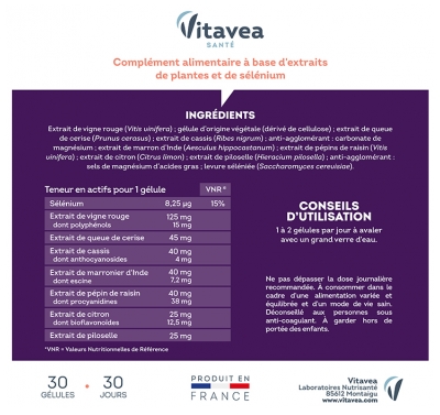 Vitavea Manhaé Circ Action 30 Gélules