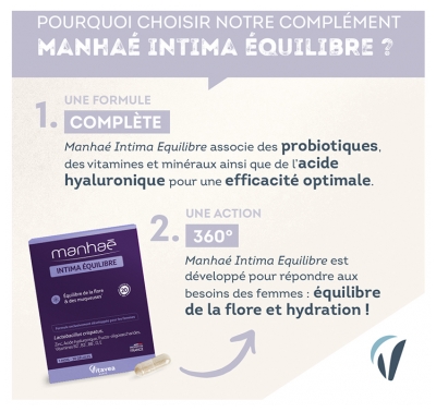 Vitavea Manhaé Intima Équilibre 15+ 30 Gélules
