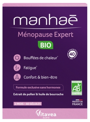 Vitavea Manhaé Expert Menopauză Bio 60 Capsule