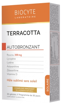 Biocyte Terracotta Autobronzant 30 Gélules