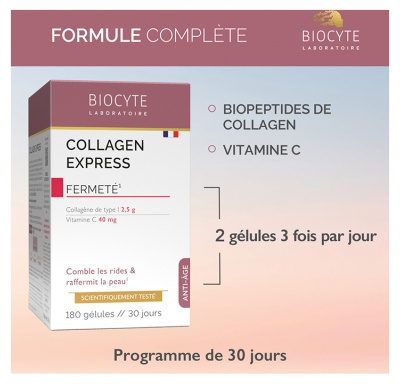 Biocyte Collagen Express Anti-Âge Fermeté 180 Gélules