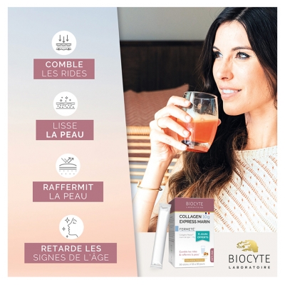 Biocyte Collagen Express Anti-Âge Peau Redensifiée 30 Sticks