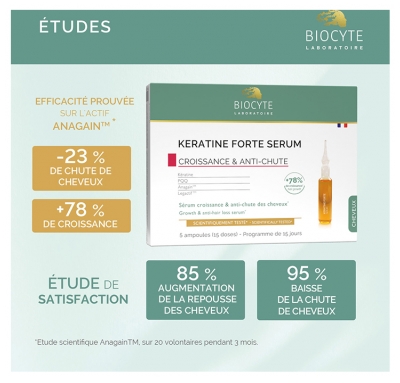 Biocyte Anti-Chute Keratine Forte Serum 5 Ampoules