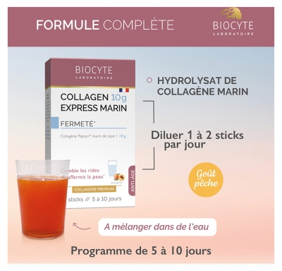 Biocyte Collagen Express Marin Anti-Âge Fermeté 10 Sticks