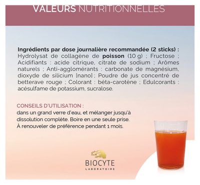 Biocyte Collagen Express Marin Anti-Âge Fermeté 10 Sticks