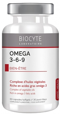 Biocyte Longevity Omega 3-6-9 60 Capsules