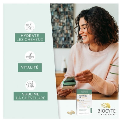 Biocyte Keratine HA 300 mg 60 Gélules