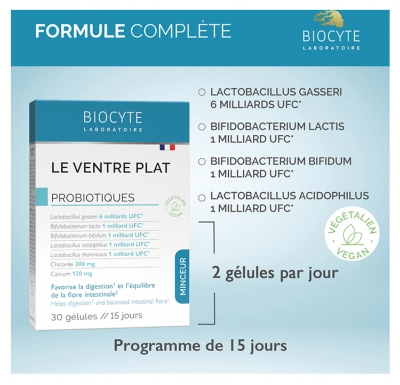 Biocyte Le Ventre Plat 30 Gélules