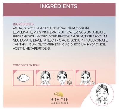 Biocyte Lip Mask Anti-Age Masque Lèvres Repulpant et Hydratant 4 g