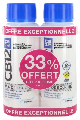 CB12 Bain de Bouche Lot de 2 x 250 ml