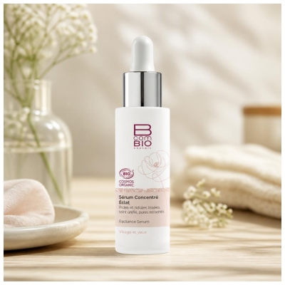 BcomBIO Ser Concentrat Luminozitate Față și Ochi Bio 30 ml