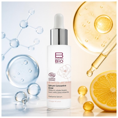 BcomBIO Ser Concentrat Luminozitate Față și Ochi Bio 30 ml