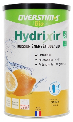 Overstims Hydrixir Organic 500g - Flavour: Lemon